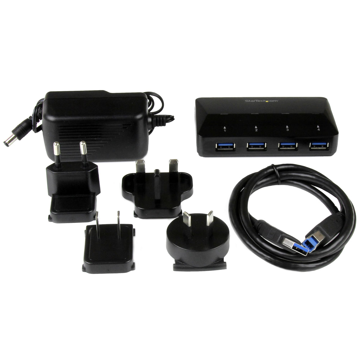 4-Port USB 3.0 Hub plus 2.4A Charge Port