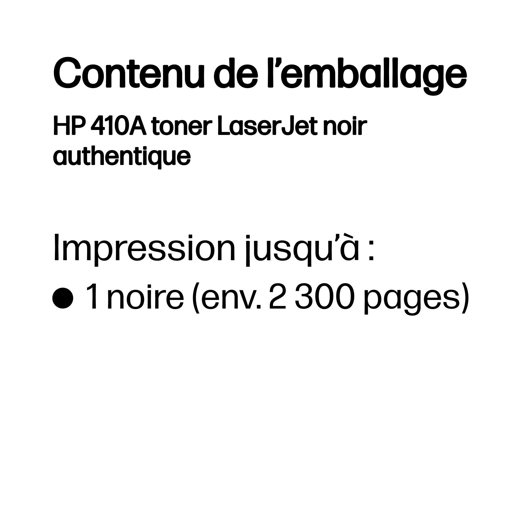 HP 410A original Toner cartridge CF410A black