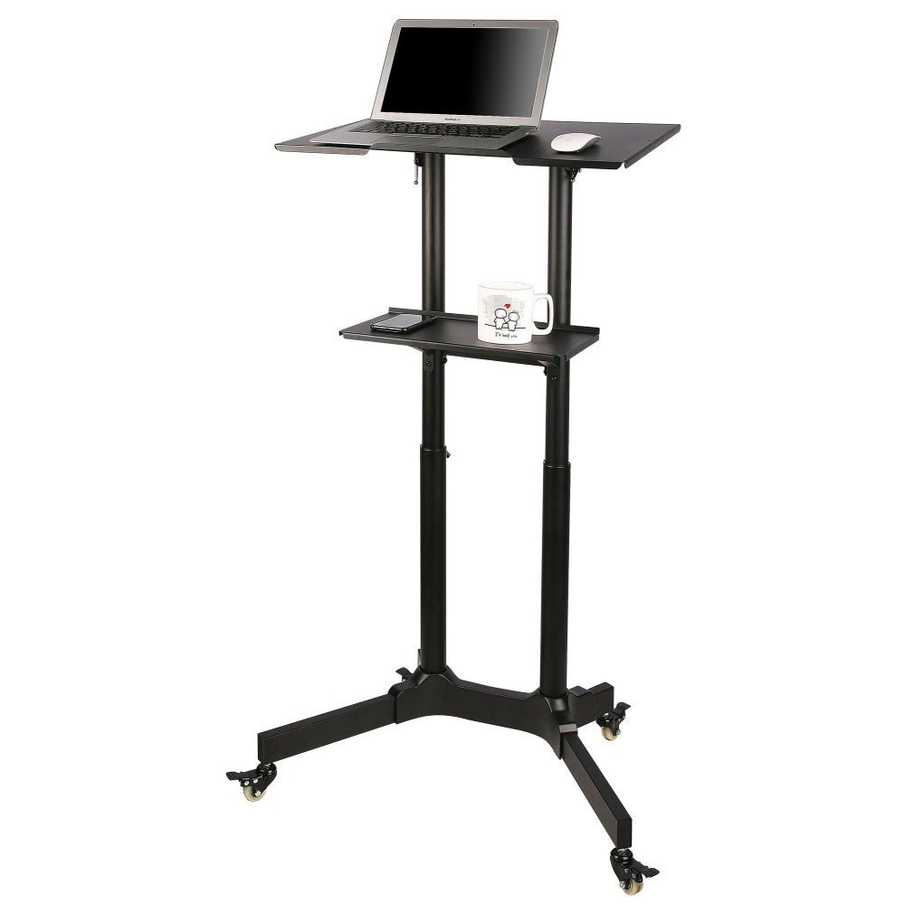 Techly ICA-TB TPM-1BK Table pour ordinateur portable noire