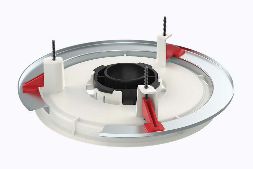 Biamp Parle Flush Mount White