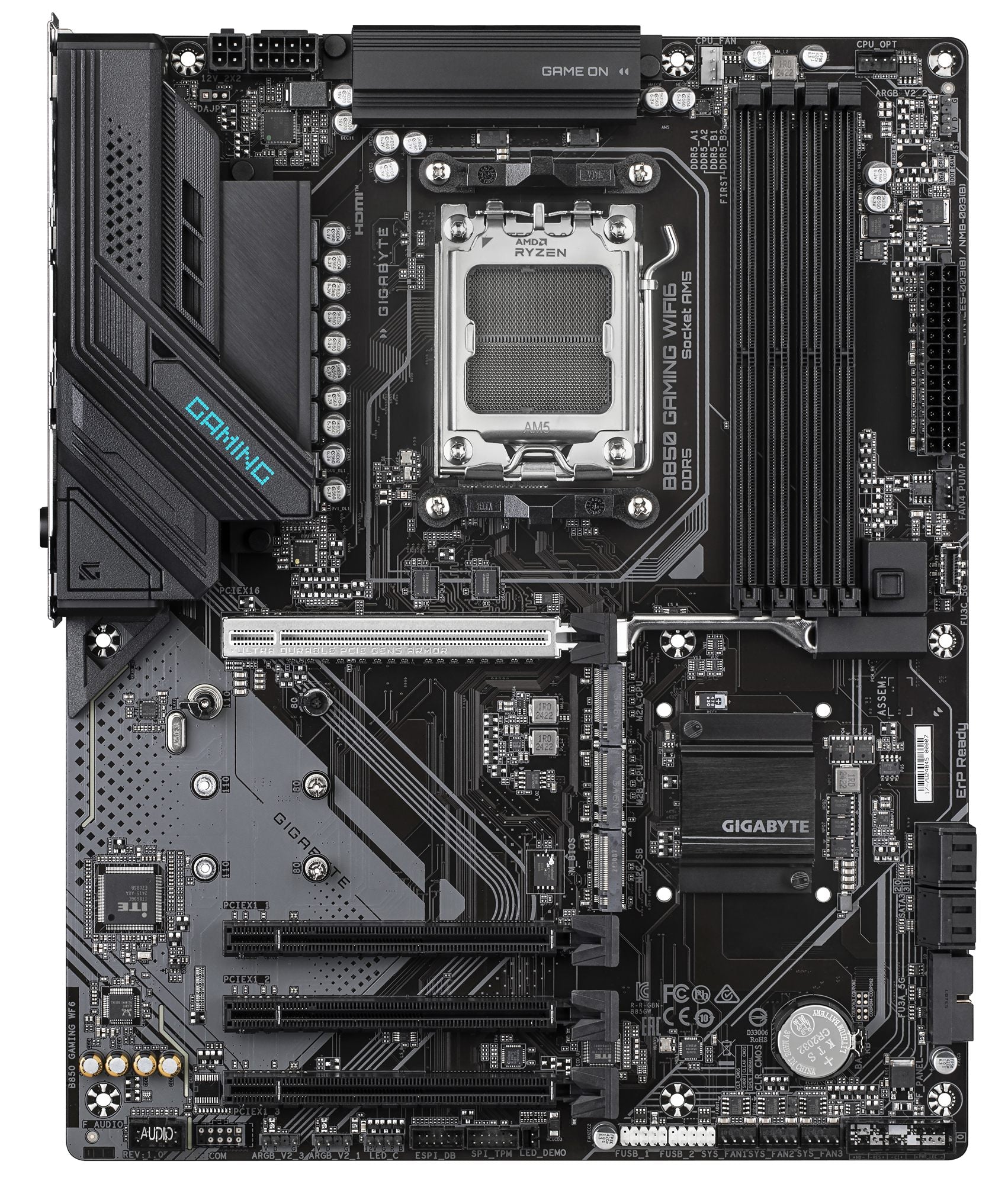 GIGABYTE B850 GAMING WIFI6 AMD B850 Emplacement AM5 ATX