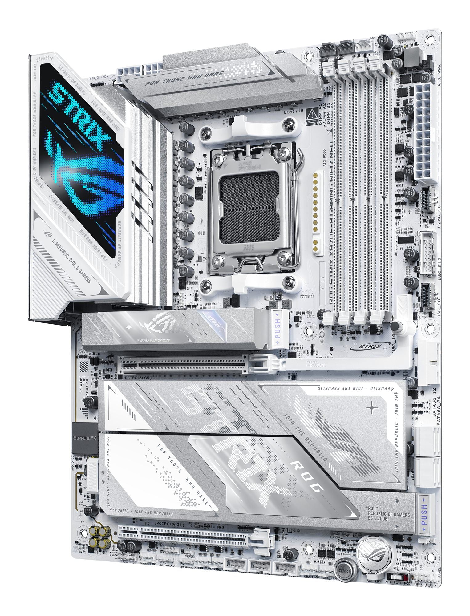 ASUS ROG STRIX X870E-A GAMING WIFI7 NEO ATX motherboard 4xDDR5 1xPCIe 5.0 4xM.2 1xHDMI 4xSATA