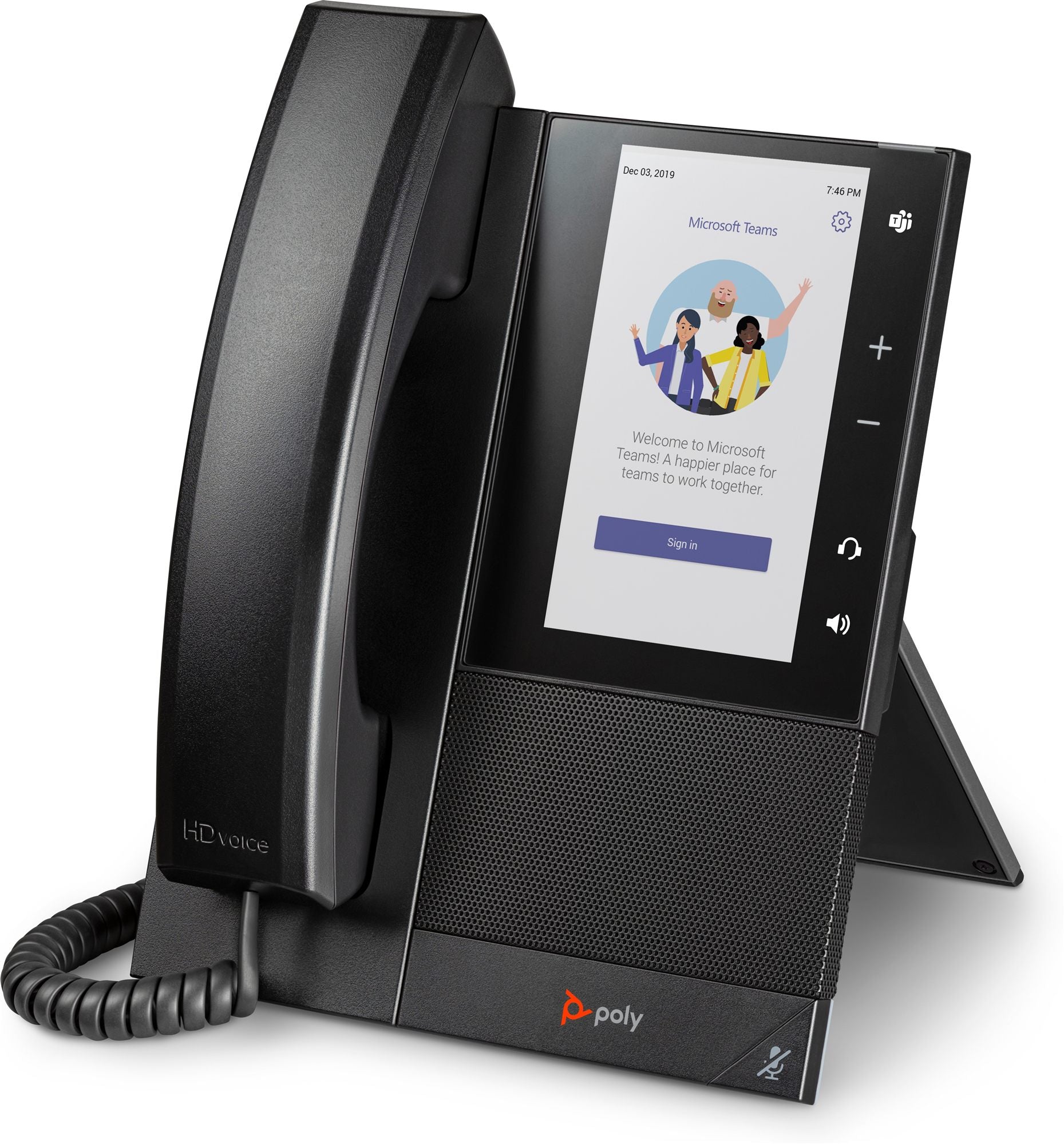 POLY CCX 500 téléphone IP PoE TEAMS avec combiné