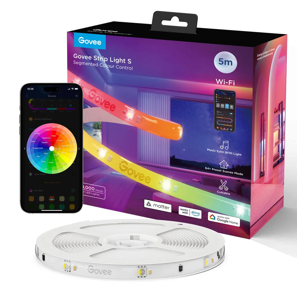 Govee H612A 5m | Bande LED | Wi-Fi, Bluetooth, RGBIC