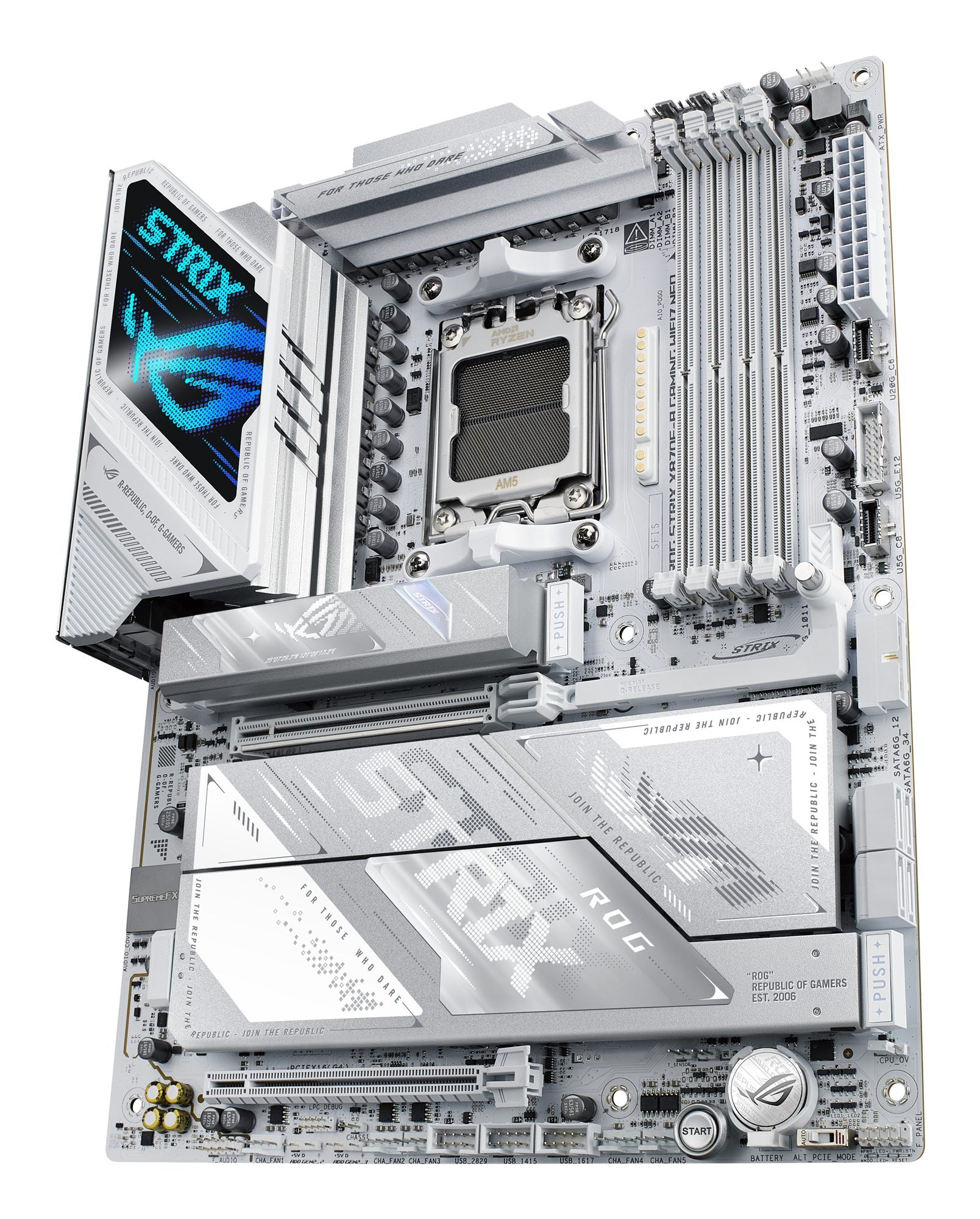 ASUS ROG STRIX X870E-A GAMING WIFI7 NEO ATX motherboard 4xDDR5 1xPCIe 5.0 4xM.2 1xHDMI 4xSATA