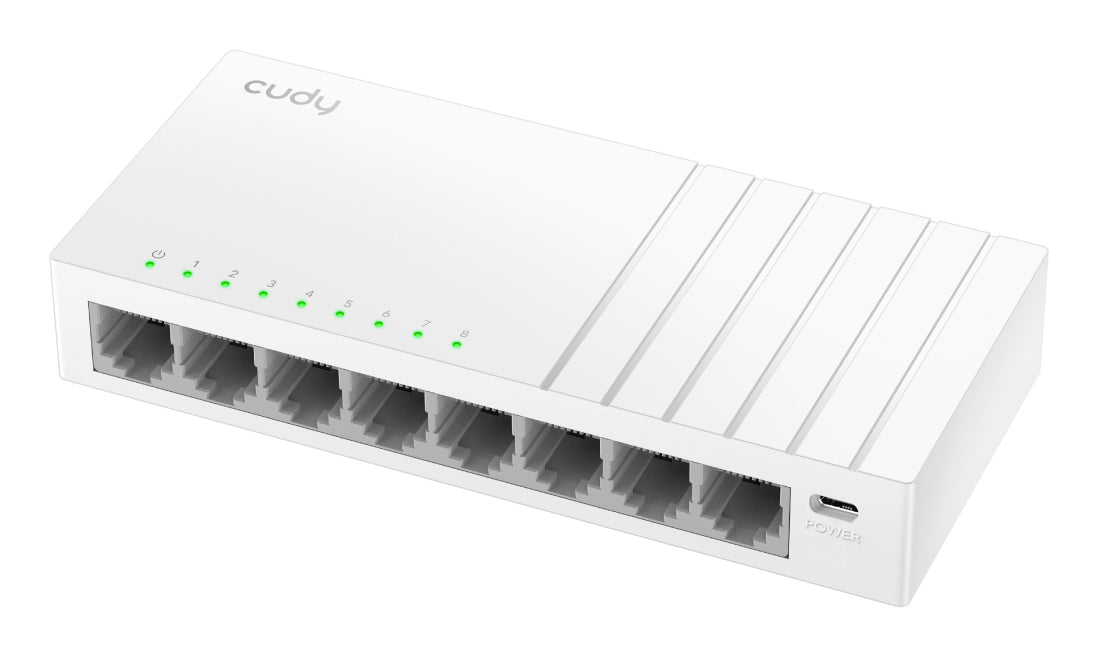 Cudy FS108D commutateur réseau Non-géré Fast Ethernet (10/100) Blanc