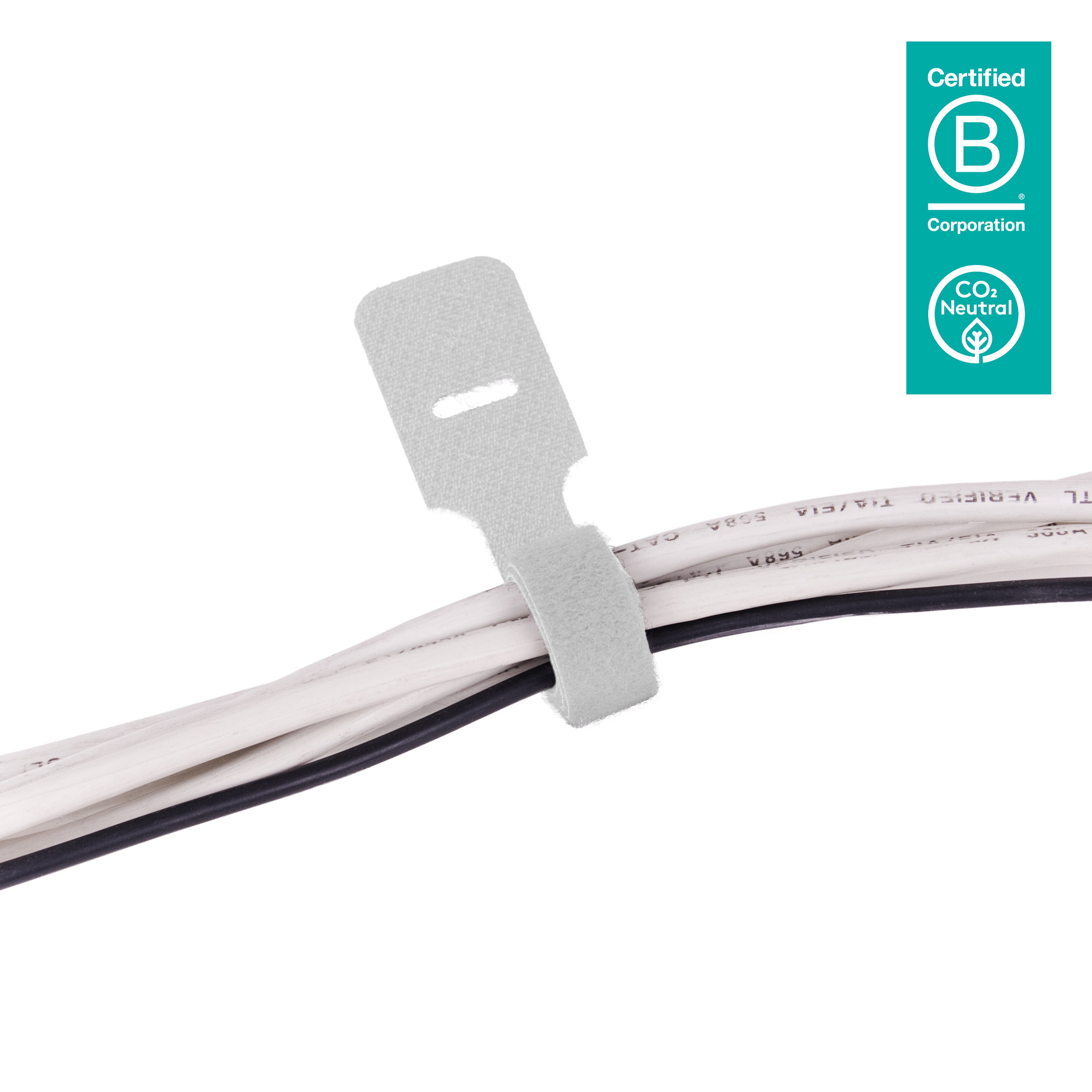 DATAFLEX 33000 LIENS AUTO-AGRIPPANTS BLANC 250 mm (lot de 10)