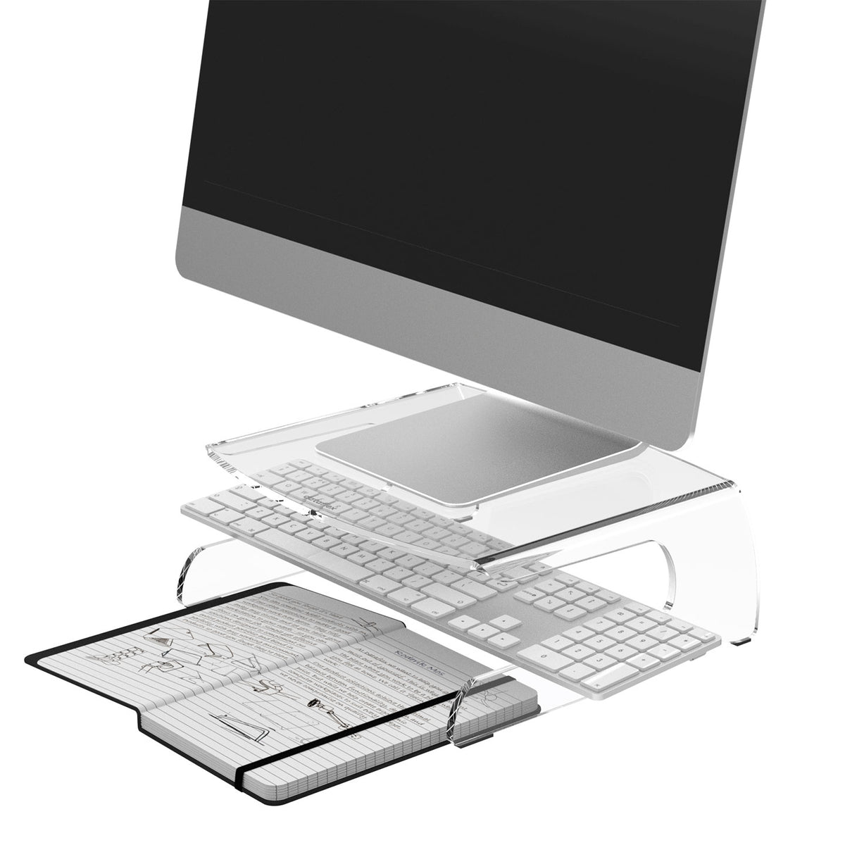 DATAFLEX Support à poser 44550 - 1 écran