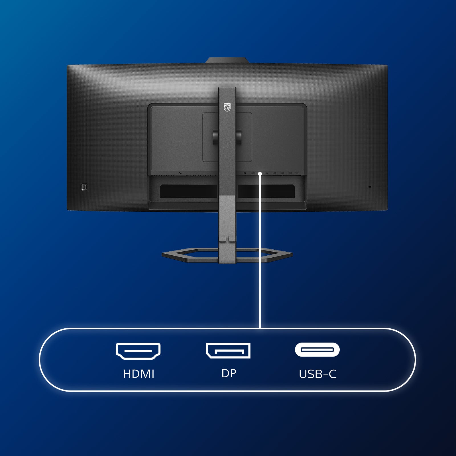 PHILIPS 34E1C5600HE/00 34p 3440x1440 VA Curved H/A 130 MM ULTRAWIDE USB-C DISPLAY