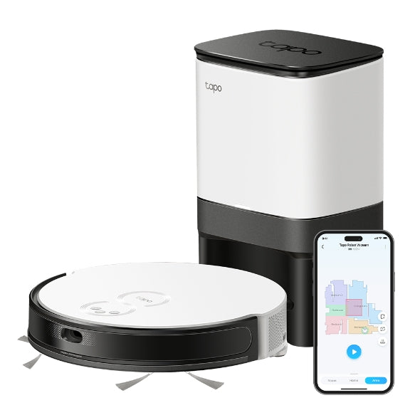 TP-Link Tapo RV20 Mop Noir, Blanc
