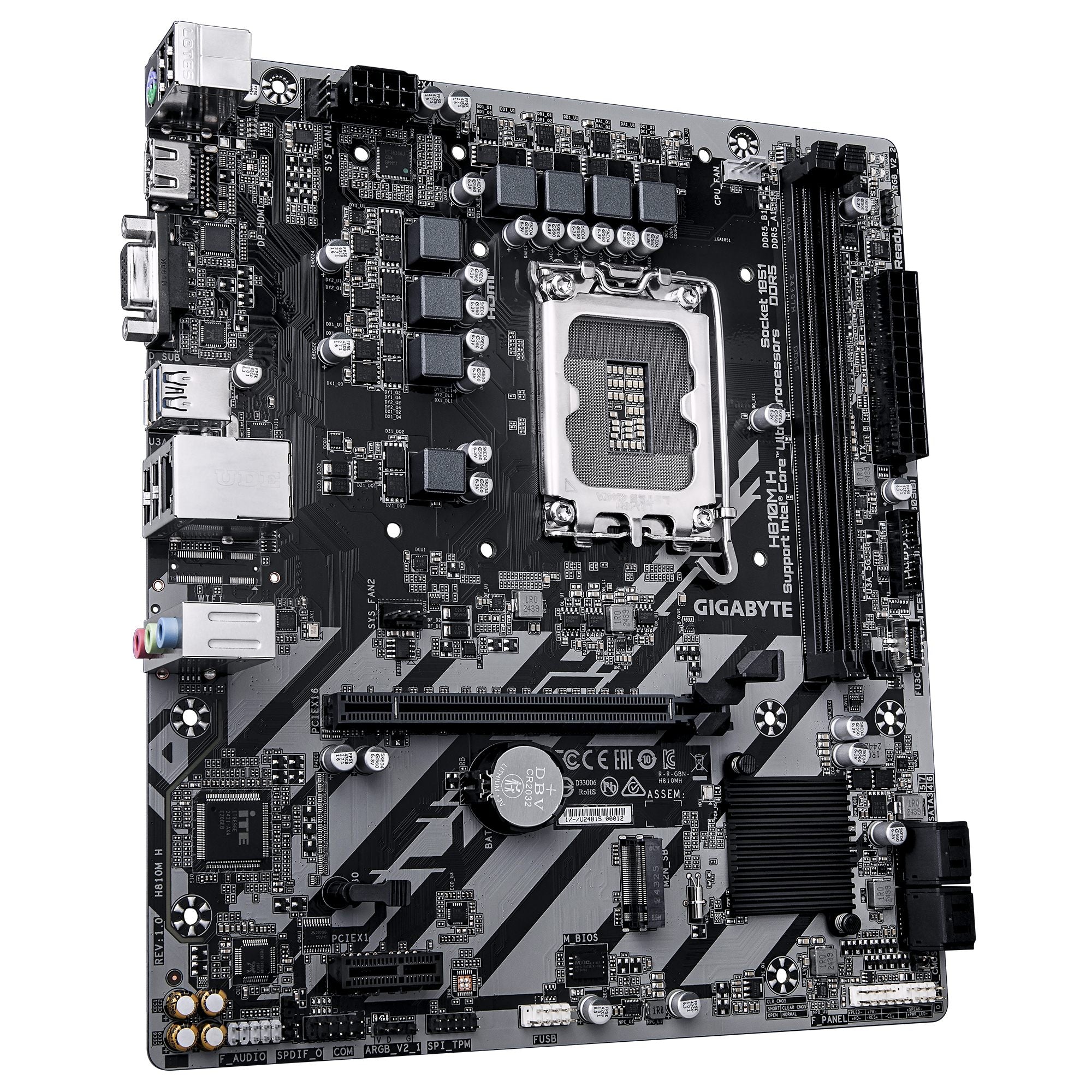 GIGABYTE H810M H carte mere Intel H810 LGA 1851 (Socket V1) micro ATX