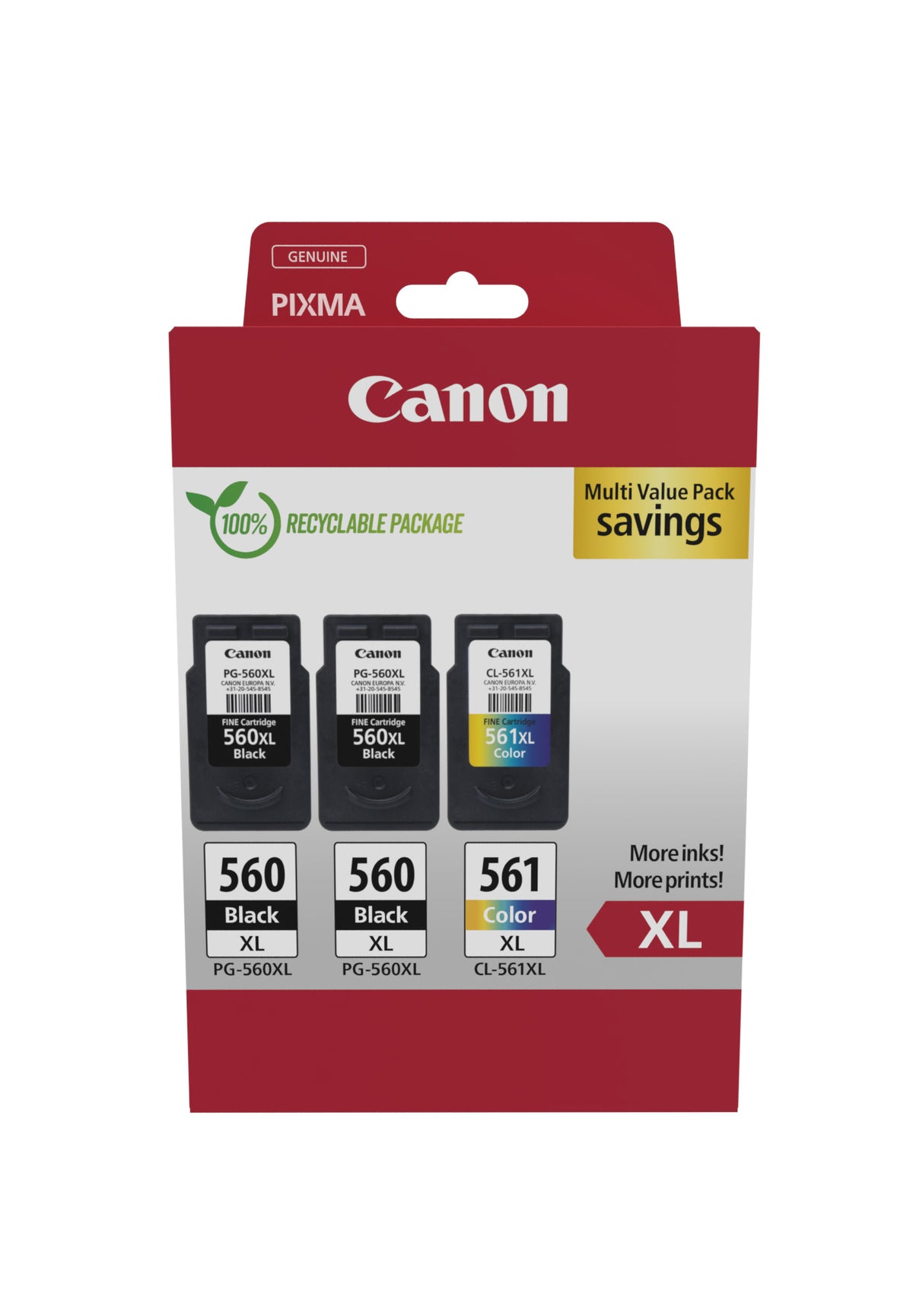 CANON PG-560XLx2/CL-561XL Ink Cartridge MULTI