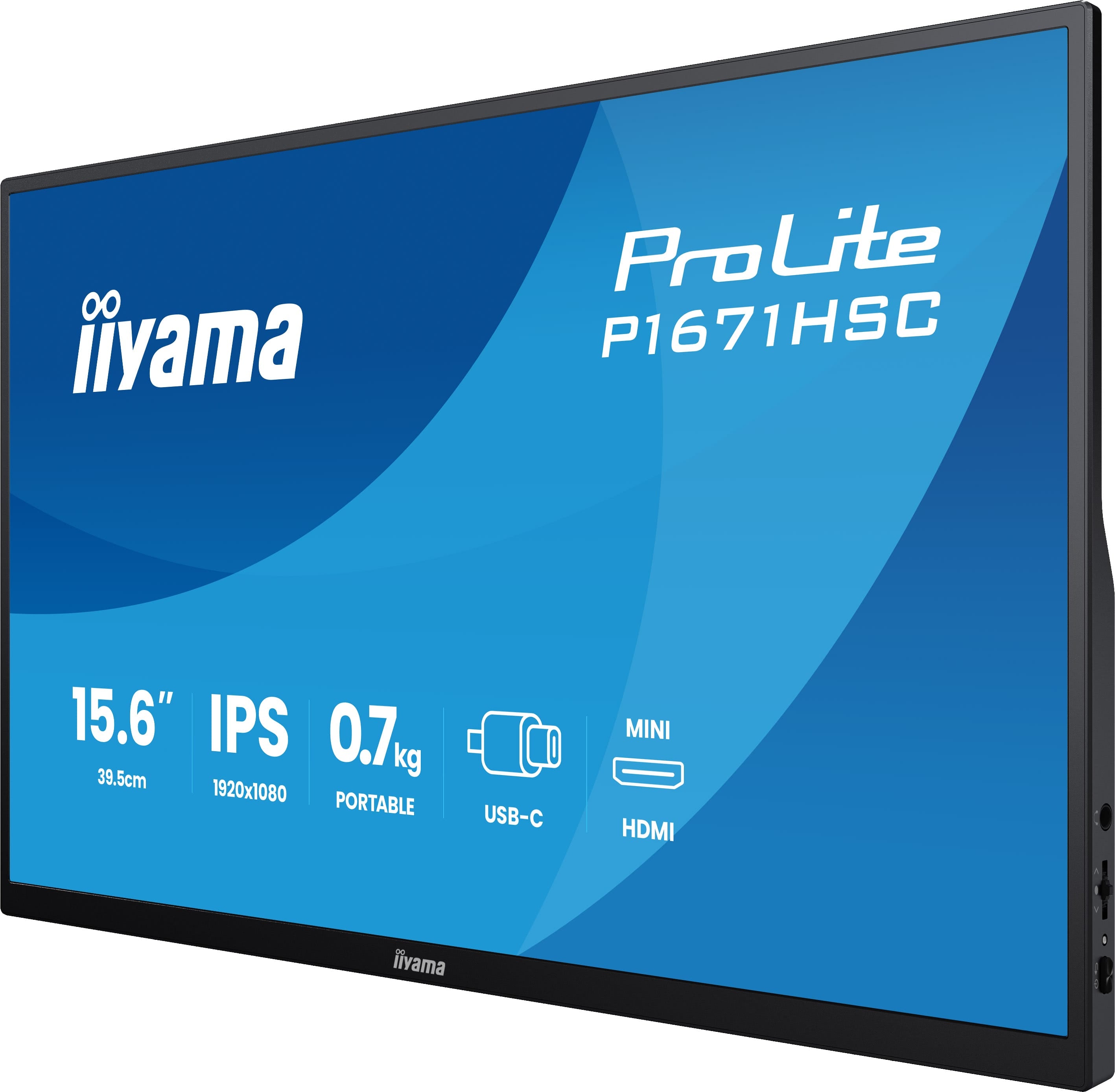 iiyama P1671HSC-B1 15.6" Portable Monito