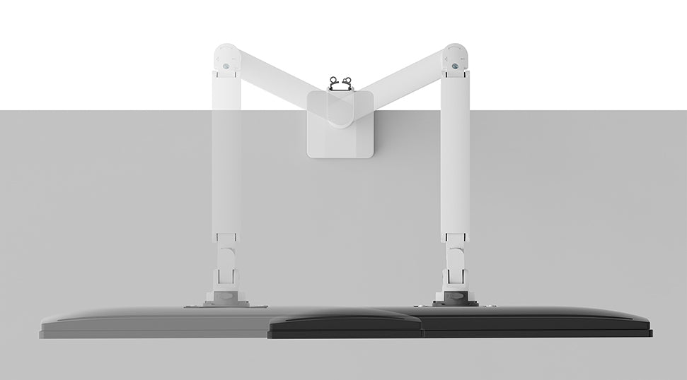 NEOMOUNTS DS70-250WH1 Support décran à fixer 17-35p - ressort à gaz - Topfix - arrêt 180