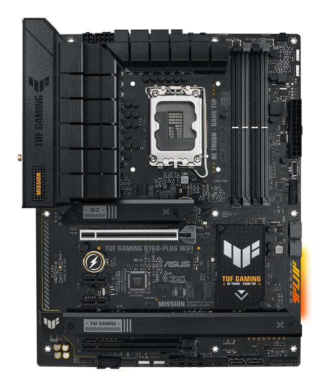 ASUS TUF GAMING B760-PLUS WIFI LGA 1700 4DDR5 ATX 4xSATA MB 1xHDMI 2.1 1xDP 1.4 3xM.2