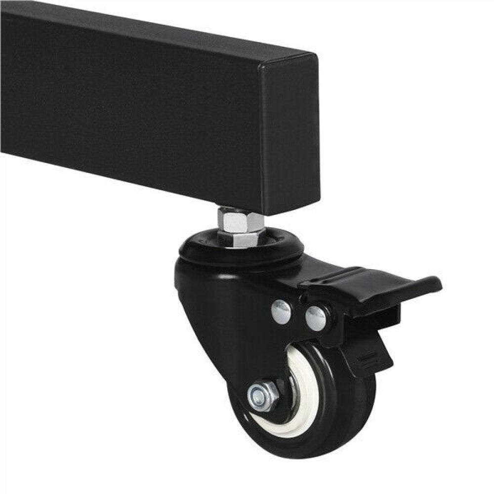 "Techly ICA-TR16T Support TV mobile 37-70"" jusqu'a 50kg réglable 2 étageres"