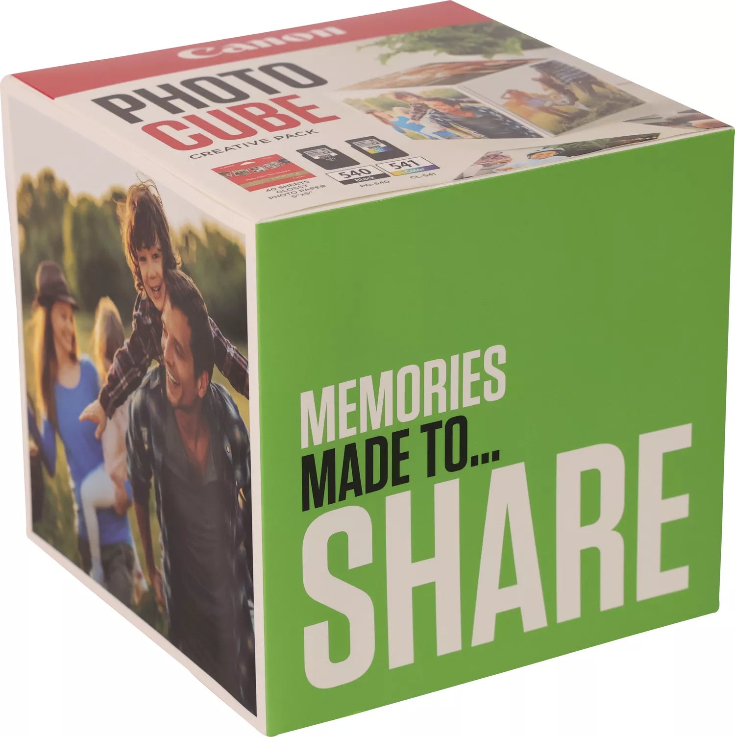 CANON PG-540/CL-541 Ink Cartridge Photo Cube Creative Pack White Green