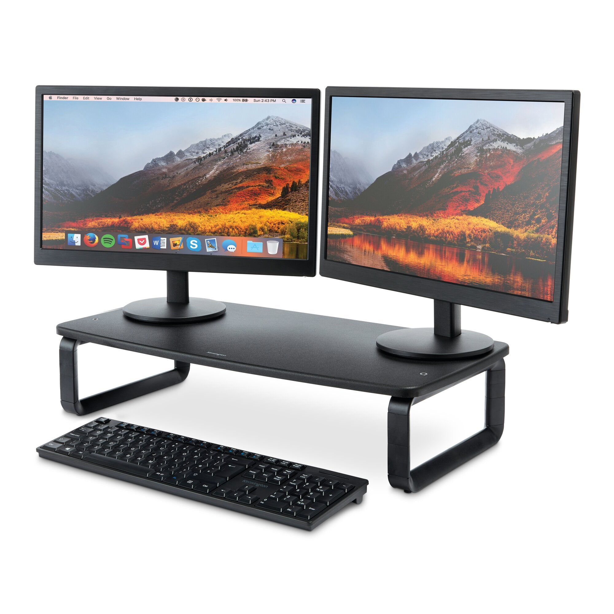 Monitor Stand Plus Wide Black