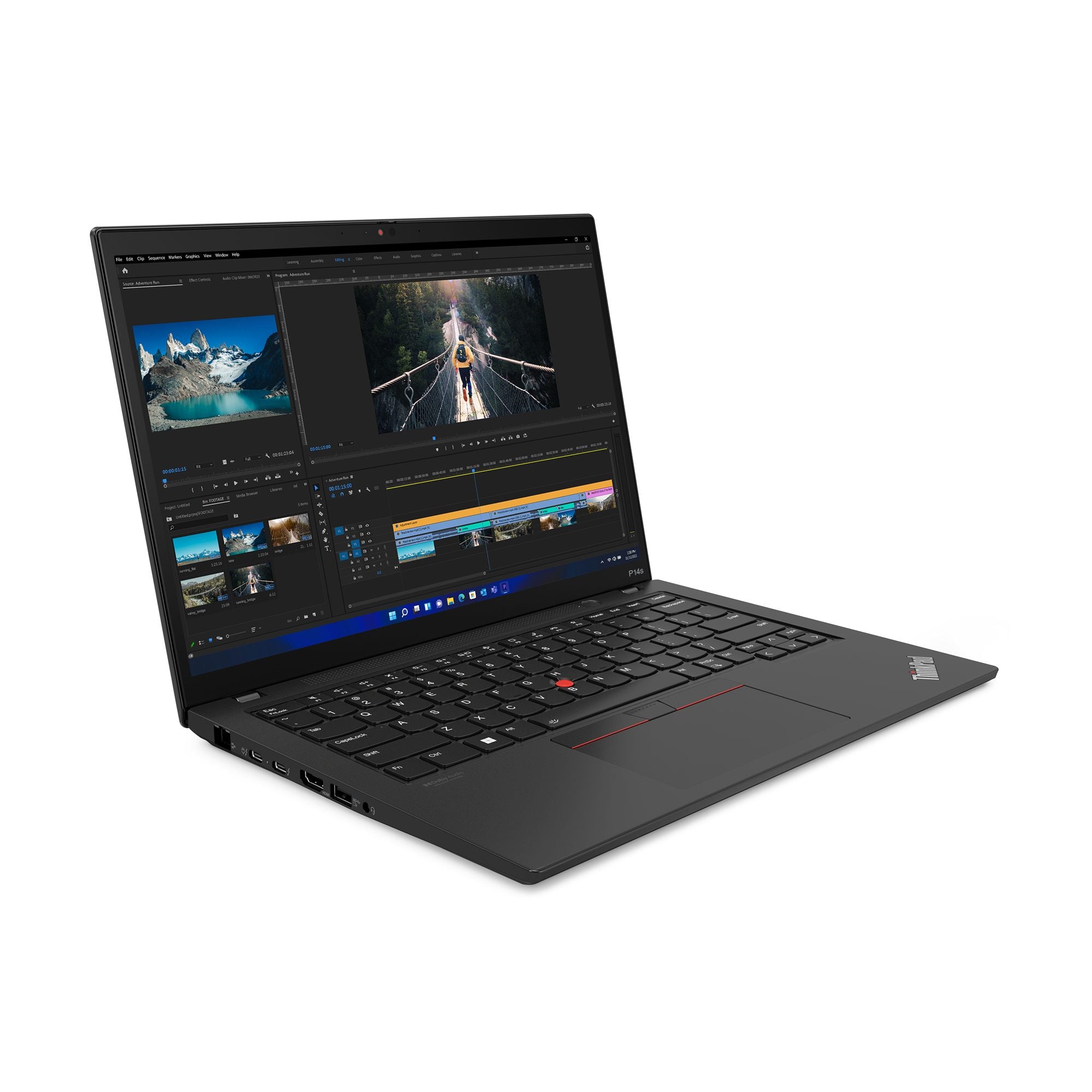 LENOVO ThinkPad P14s G4 Intel Core i5-1340P 14p WUXGA 16Go 512Go SSD M.2 2280 PCIe Intel UHD Graphics W11P 3YR Carryin