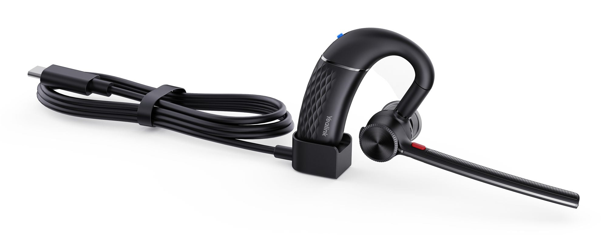 Yealink BH71 Lite Avec fil &sans fil Crochets auriculaires Bureau/Centre d'appels USB Type-C Bluetooth Noir