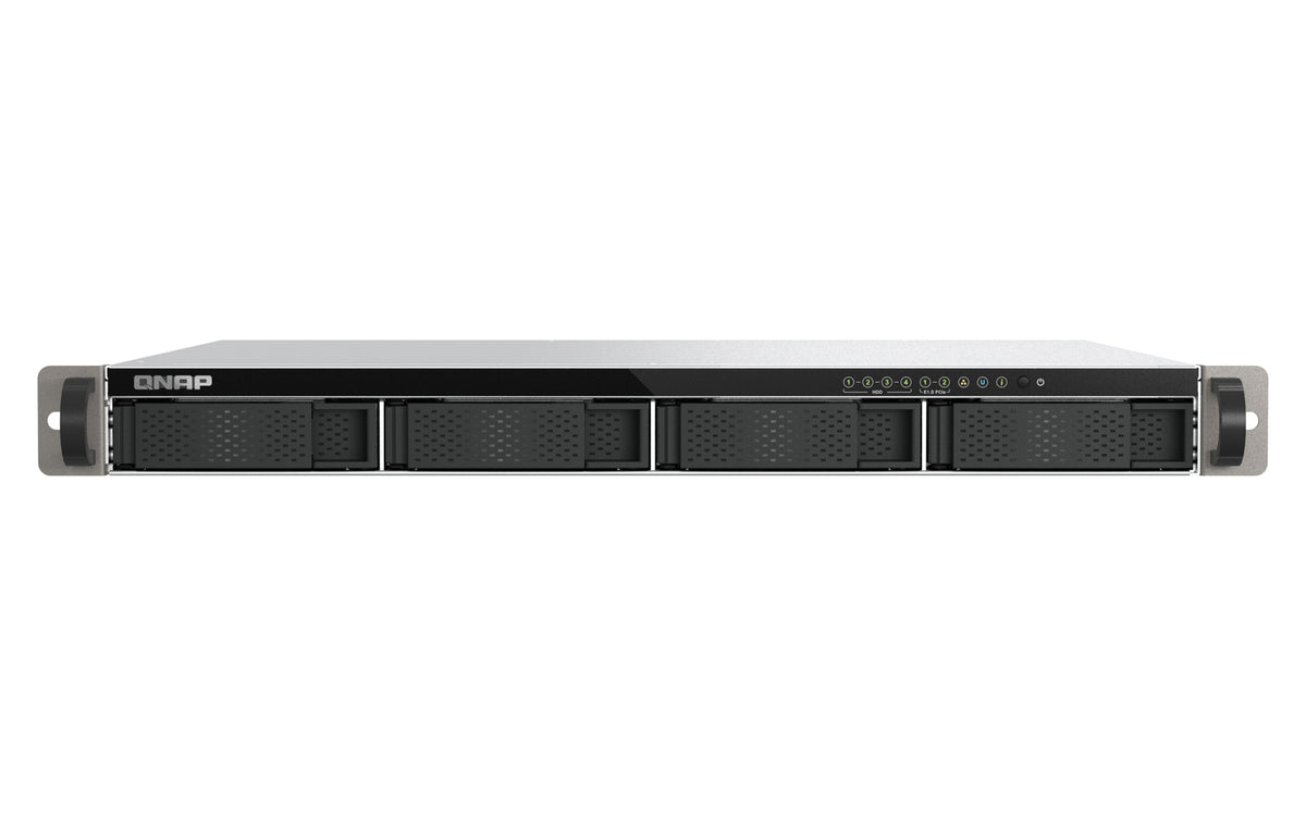 1U 4-bay 3.5"+2xE1.S rackmount NAS Intel