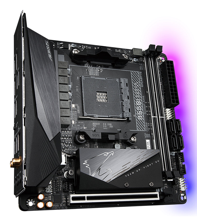 GIGABYTE B550I AORUS PRO AX carte mere AMD B550 Emplacement AM4 mini ITX