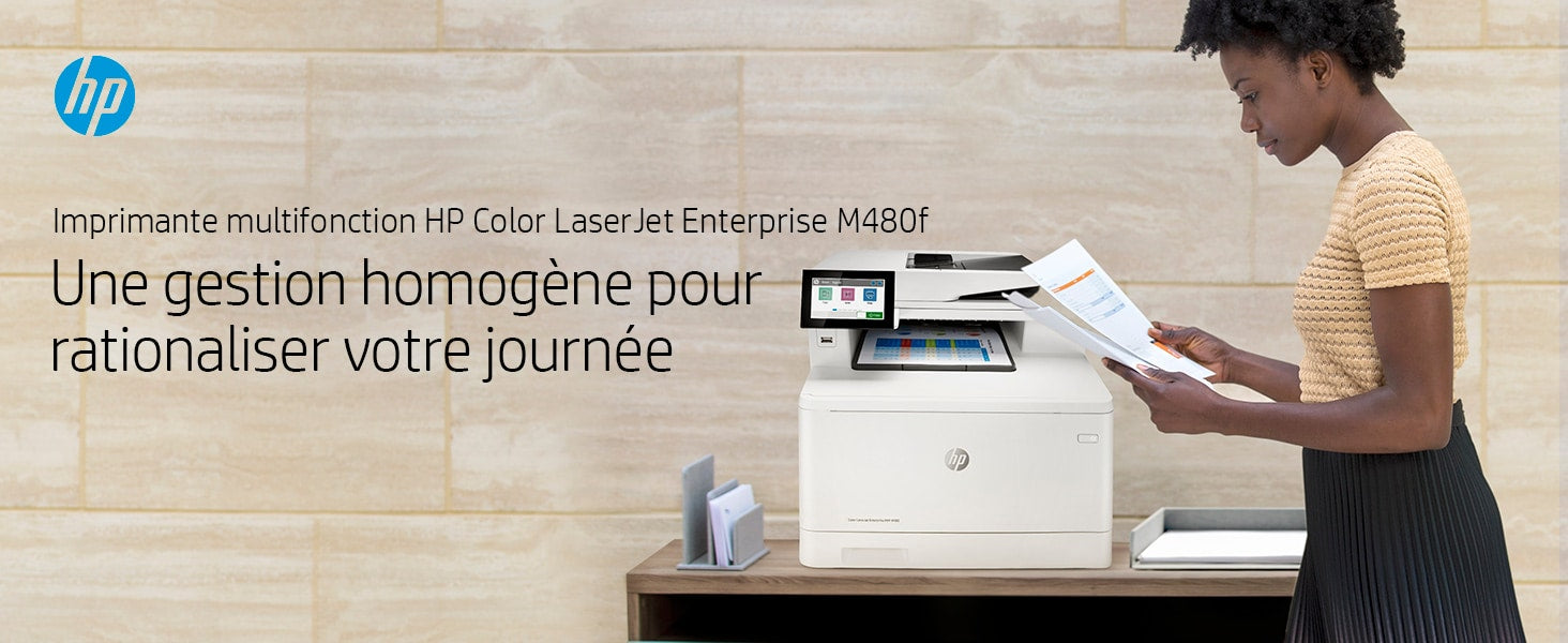 HP Color LaserJet Enterprise MFP M480f MFP colour laser A4 27ppm Copy 27ppm Print 300sheets USB LAN