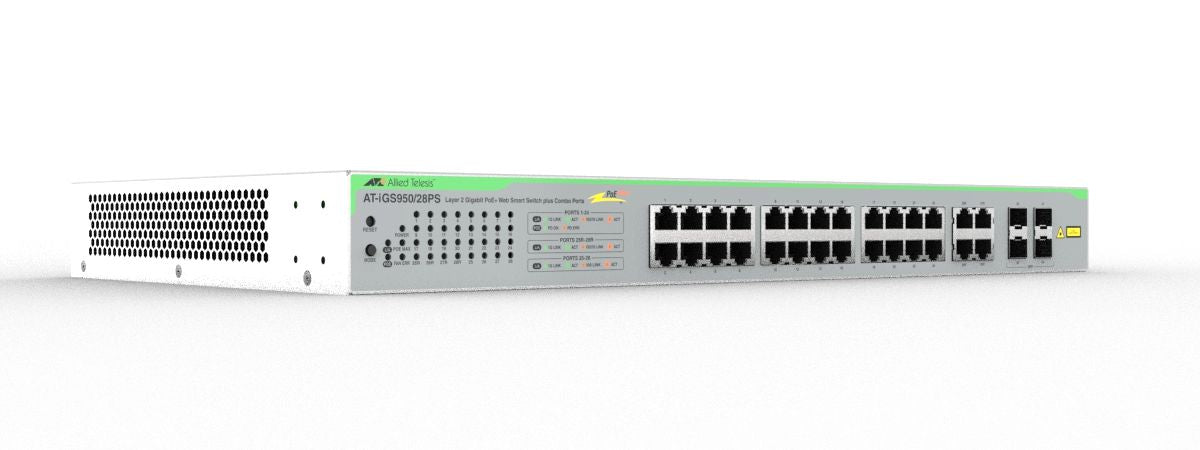 Switch WSmart 24x10/100/1000TX PoE+, 4xSFP100M/1G, PoE+ 370W