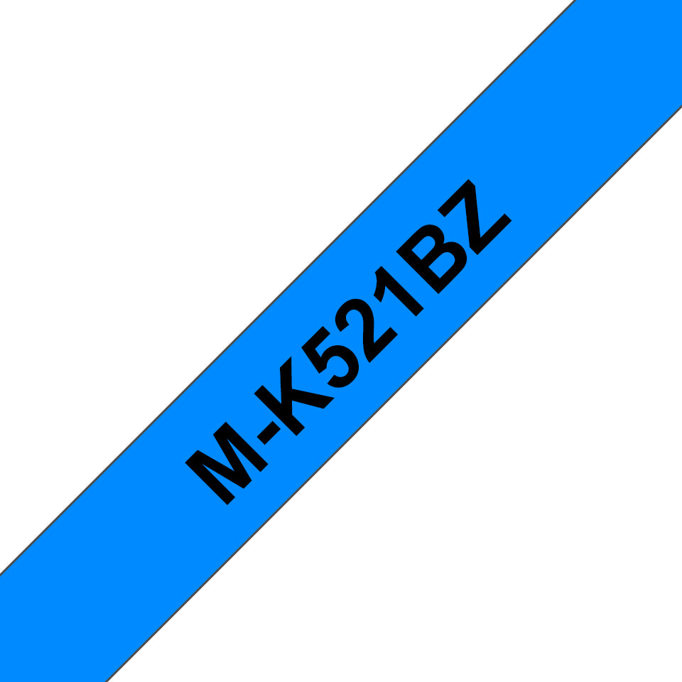 BROTHER MK521BZ tape cassette blue black 8mx9mm none laminate for P-touch 60 65 75 80 85 110