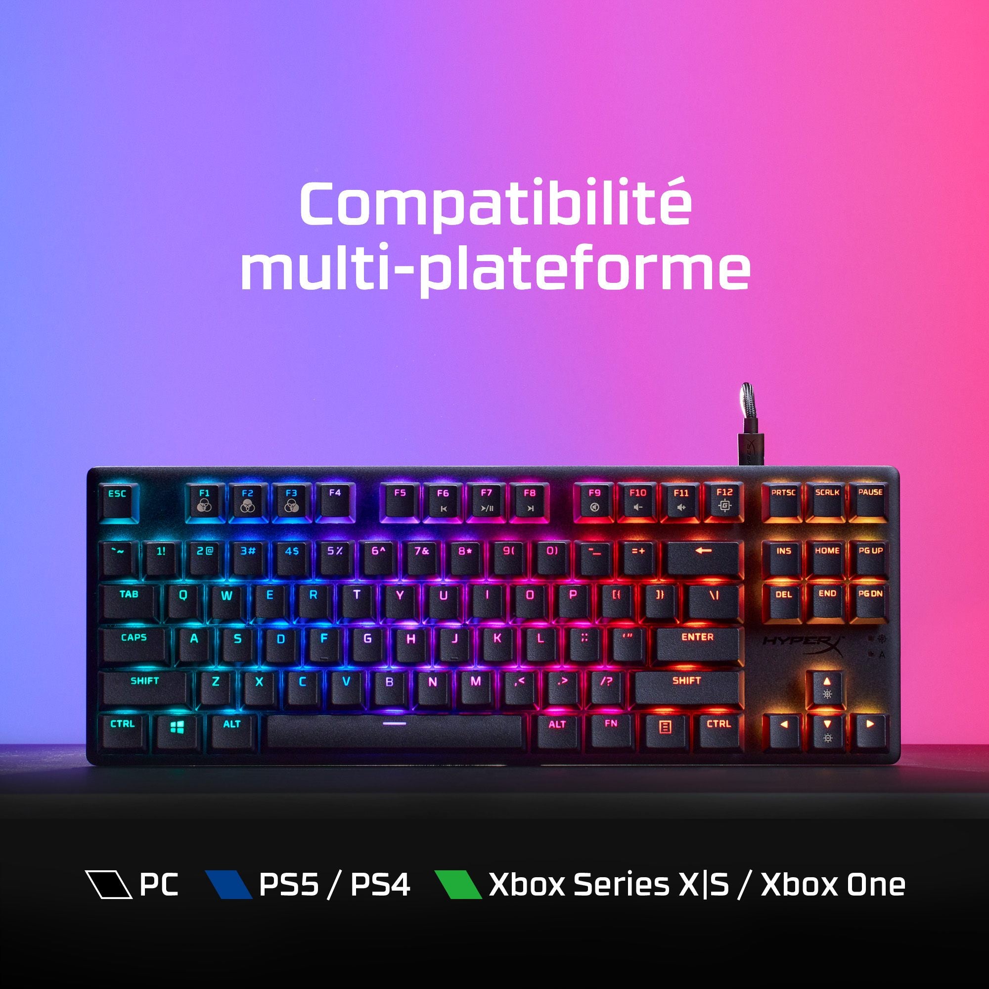 HyperX Alloy PBT HX Red Keyboard FR
