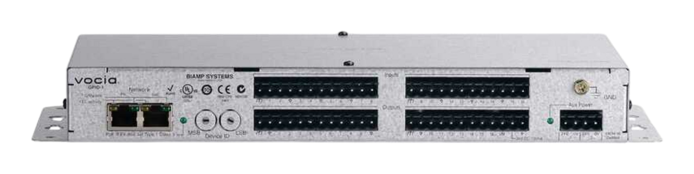 Biamp Vocia General Purpose Input/Output Device. (EN54-16 certified)