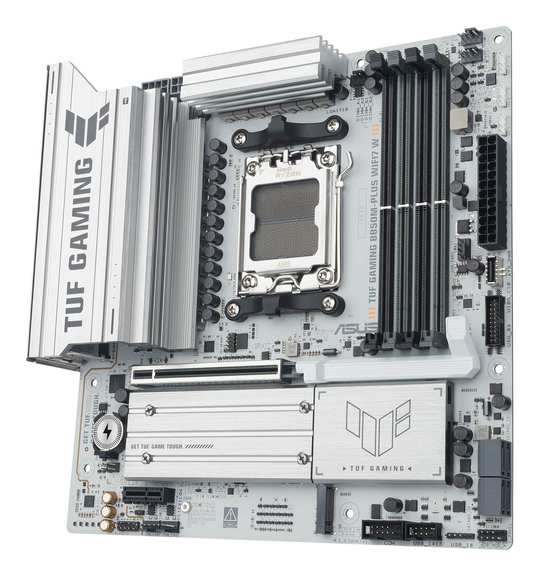ASUS AMD TUF GAMING B850M-PLUS WIFI7 W Micro-ATX motherboard DDR5 PCIe 5.0 3xM.2 1xHDMI 1xDisplayPort