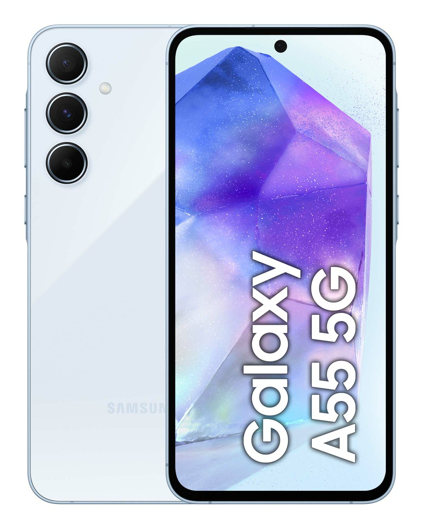 Samsung A556 Galaxy A55 5G (Double Sim - 6.6", 128 Go, 8 Go RAM) Bleu