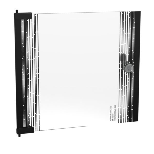 LEGRAND Porte en verre complète pour coffret Linkeo 10pouces 6U RAL7016
