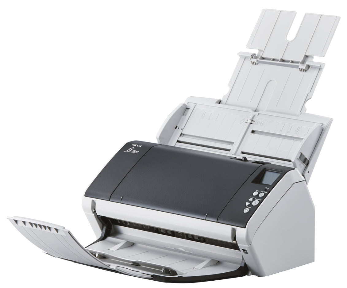 RICOH fi7480 Scanner A4 USB 3.0 80 ppm / 160 ipm 300dpi A4L ADF for up to 100 sheets 80g/m supports scanning A3 format doc