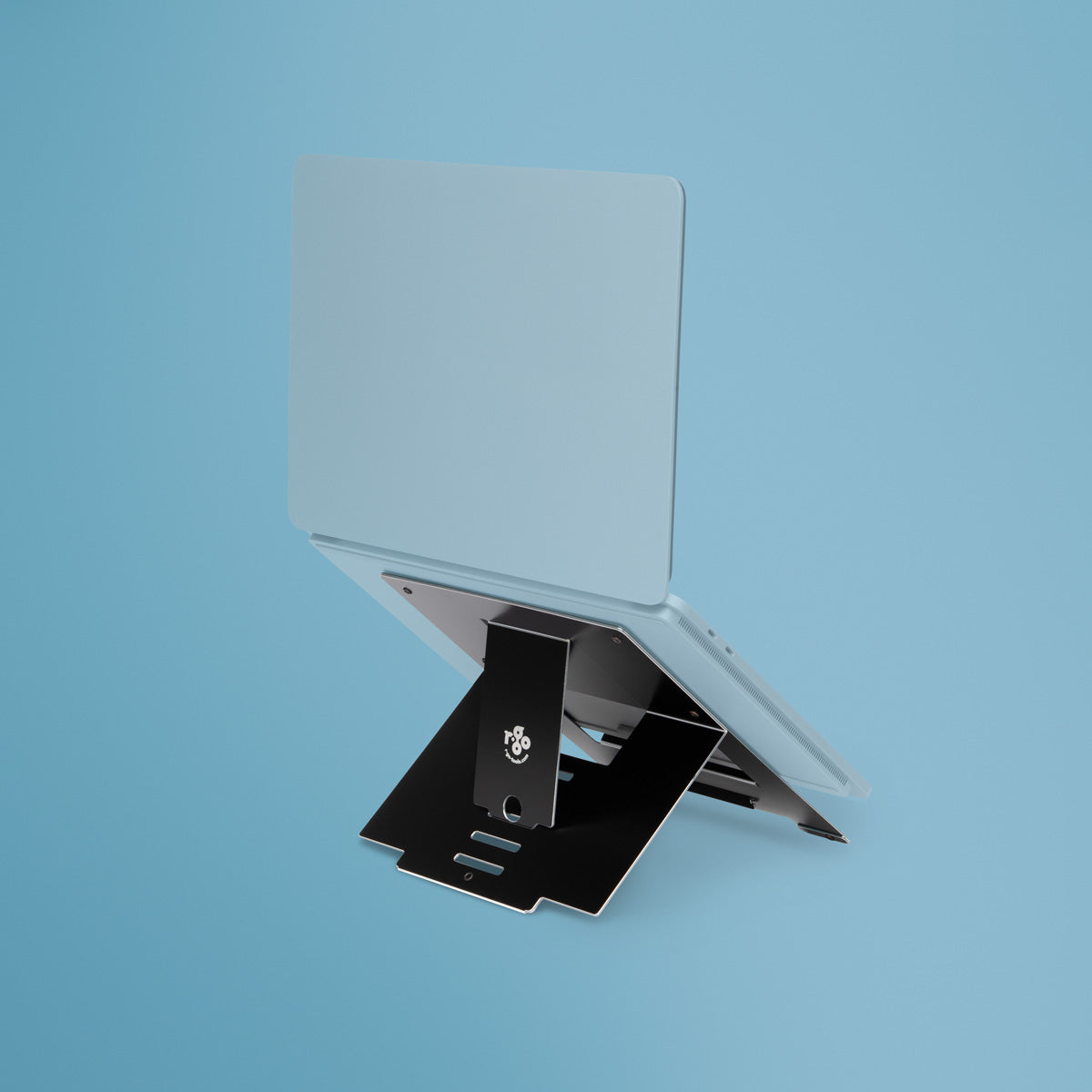 R-GO TOOLS Support pour PC portable Riser Flexible, noir