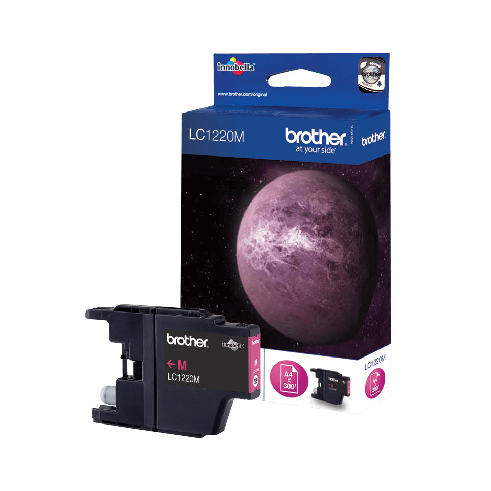 BROTHER LC-1220 cartouche d encre magenta capacité standard 300 pages pack de 1