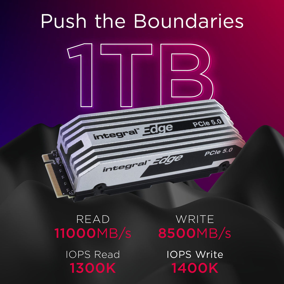 1TB - 1000GB SSD M.2 2280 NVME 2.0 PCIe