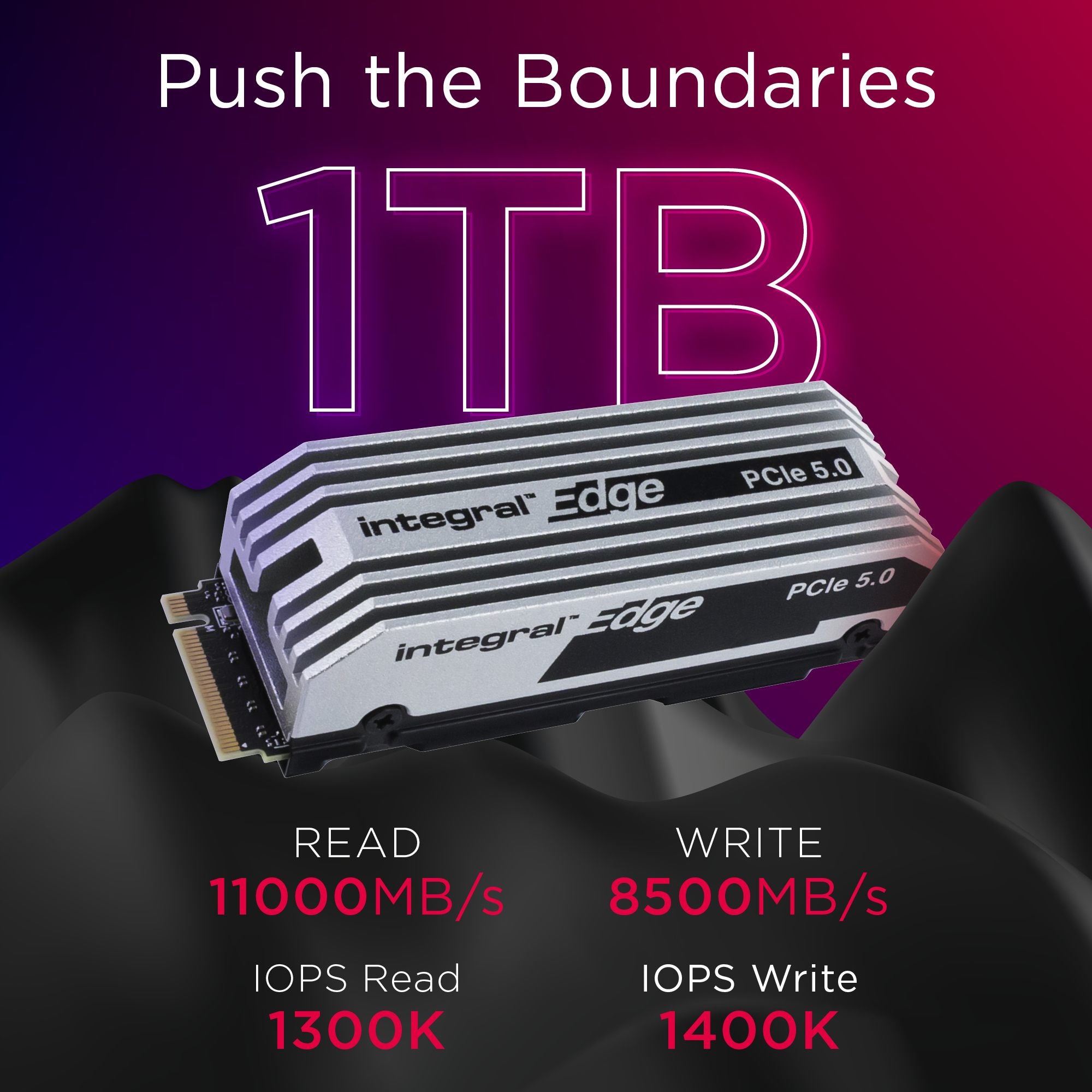 1TB - 1000GB SSD M.2 2280 NVME 2.0 PCIe