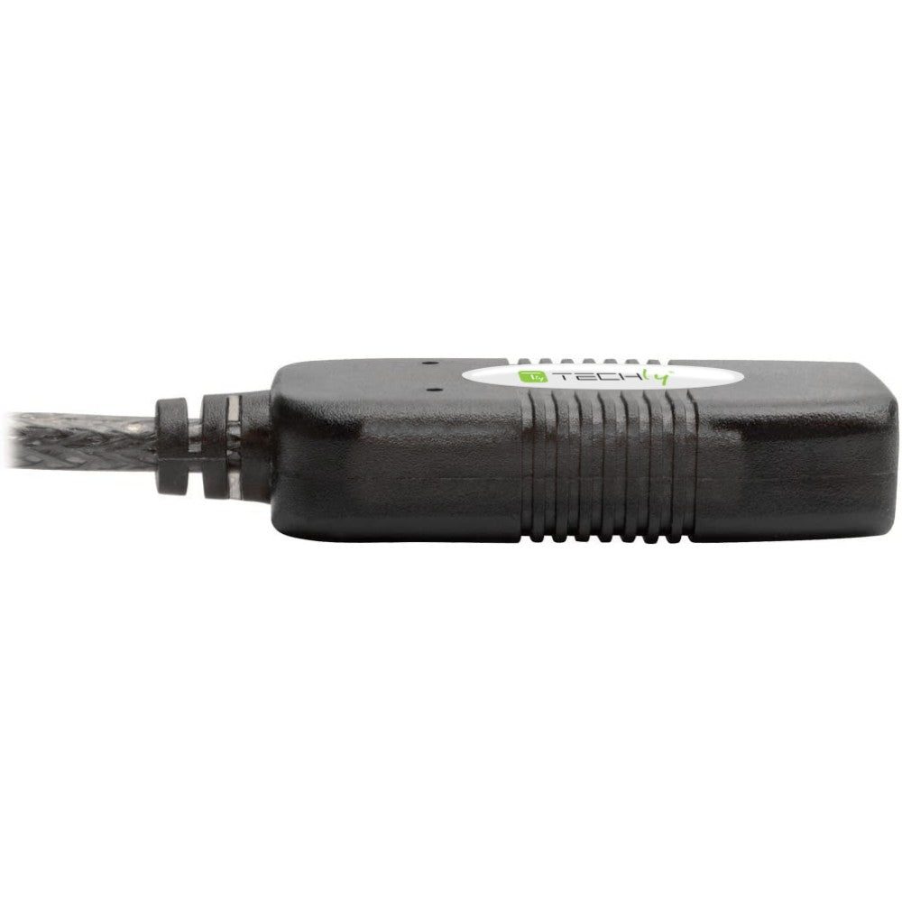 Techly IUSB-REP10TY Câble d'extension actif USB 2.0 USB-A mâle vers USB-A femelle 10m
