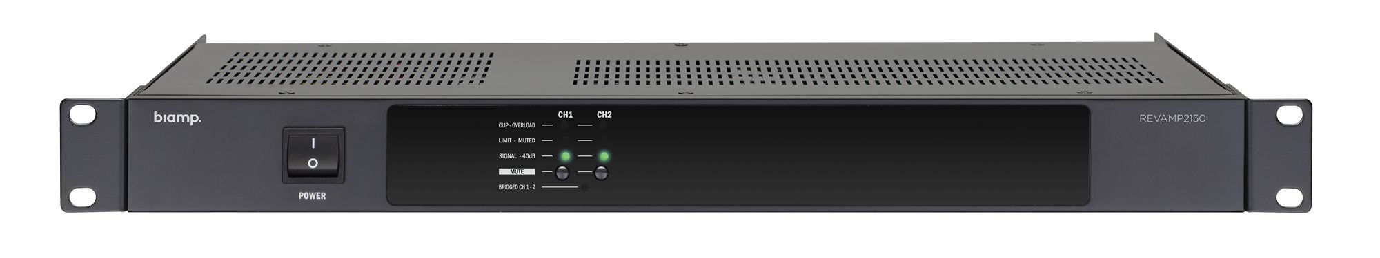 Biamp Professional 2 Channel Class-D Power Amplifier (2x 165W/4 Ohms)
