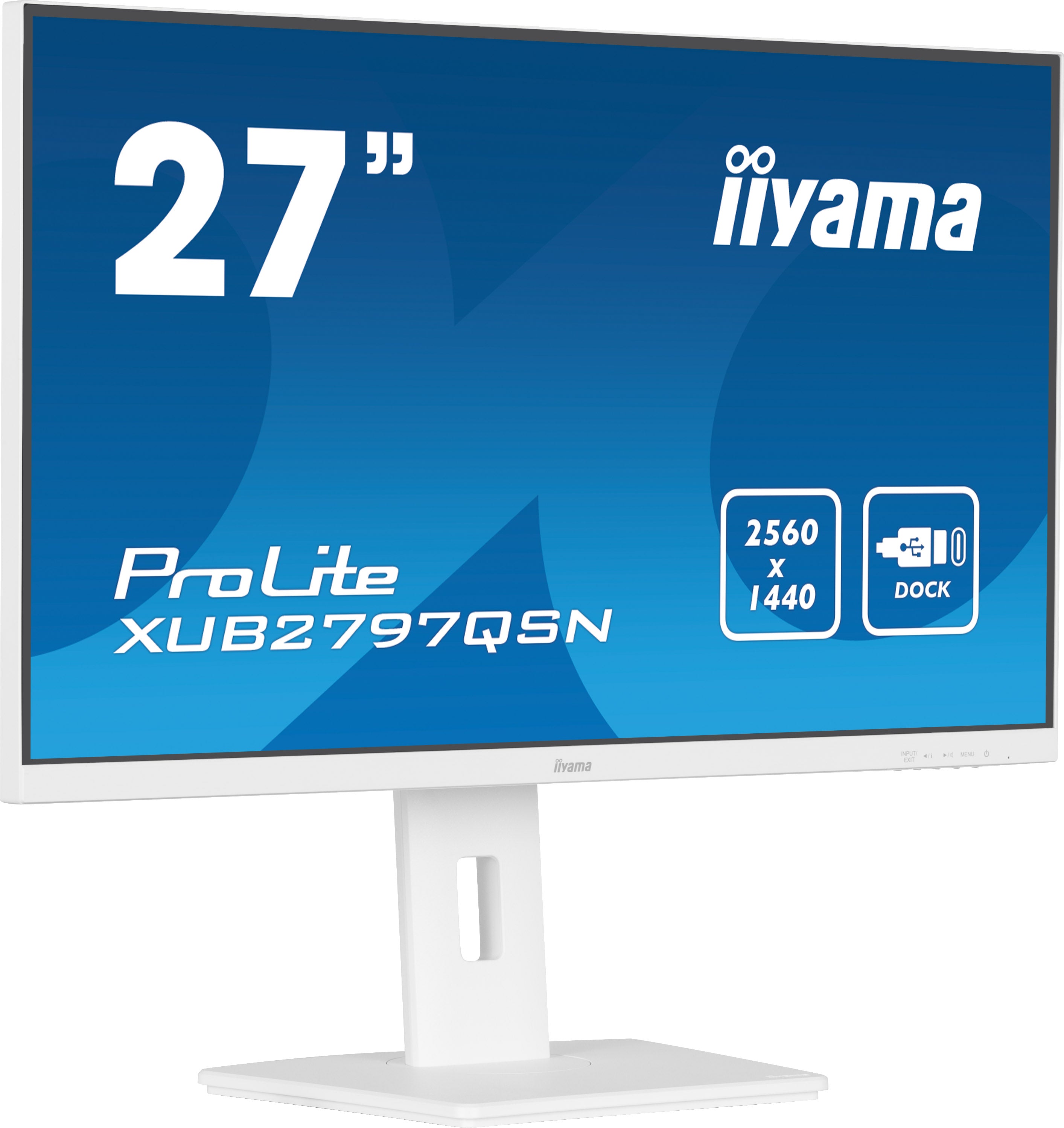 IIYAMA XUB2797QSN-W2 27inch IPS 2560x1440 300cd/m2 1ms HDMI DP USB