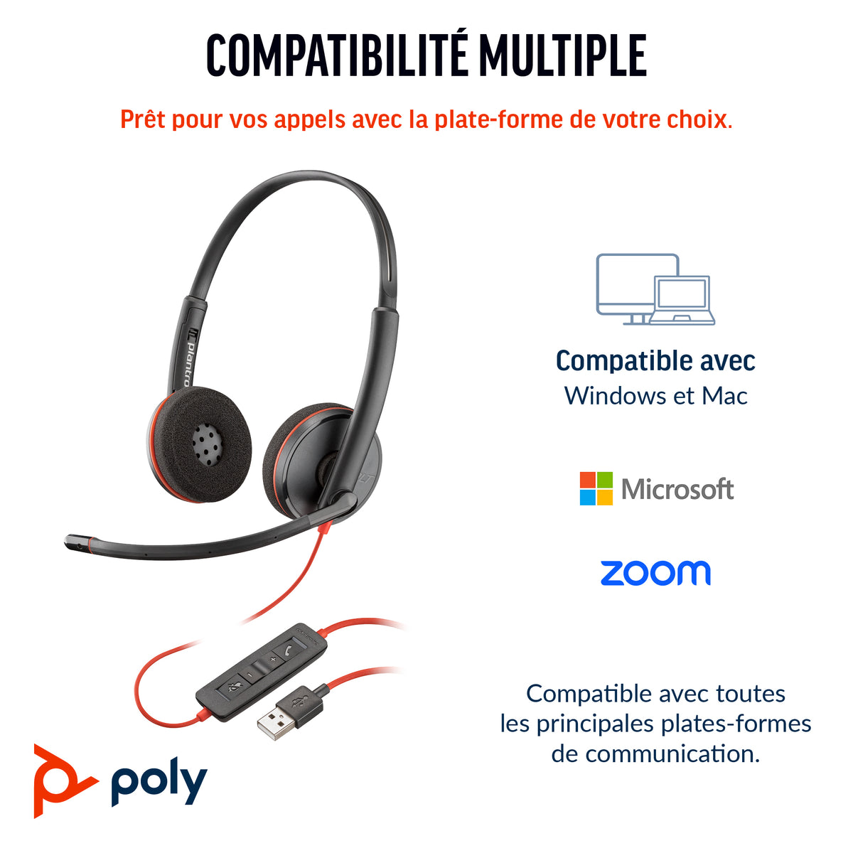Poly BW 3220 USB-C HS+USB-C/A Bulk