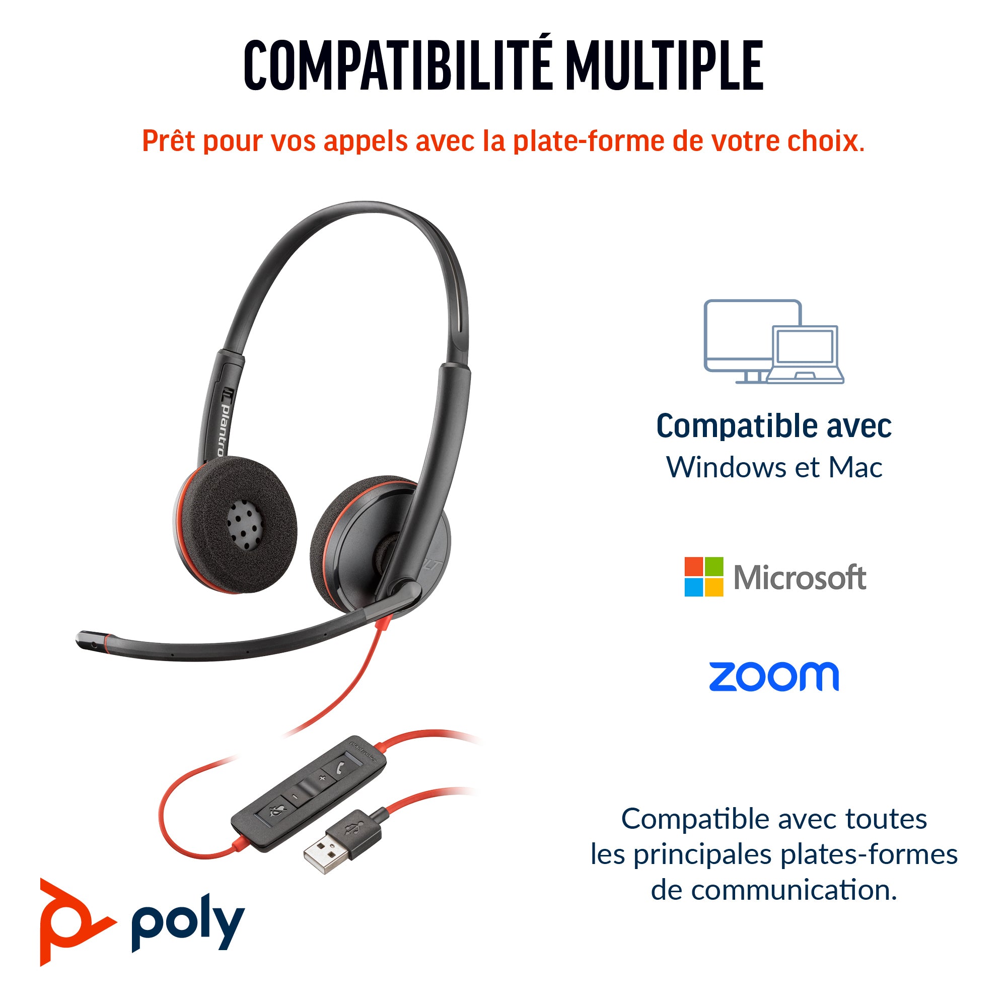 Poly BW 3220 USB-C HS+USB-C/A Bulk