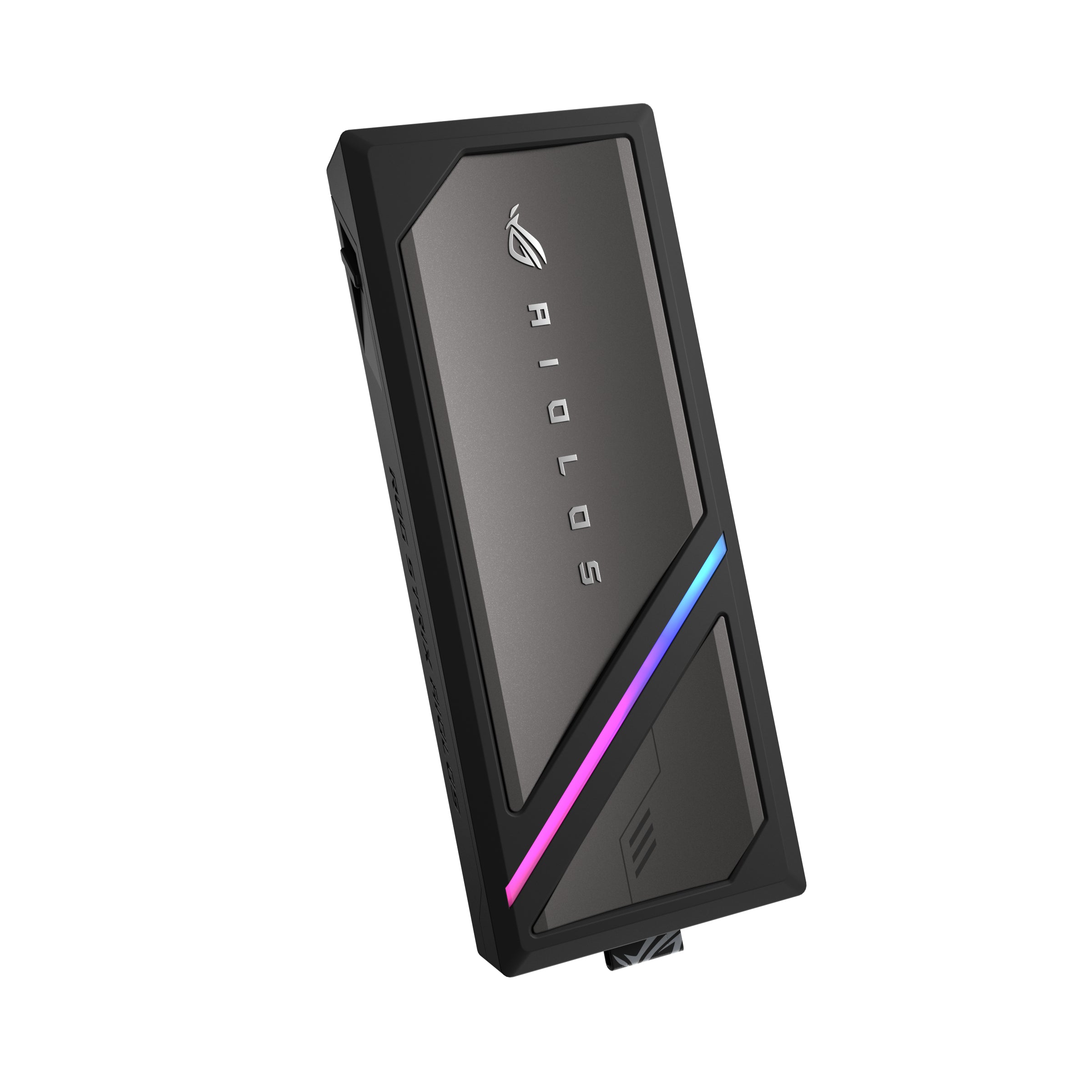 ASUS ROG Strix Aiolos M.2 NVMe SSD Enclosure USB 3.2 GEN2 Type-C 20Gbps Aura Sync RGB