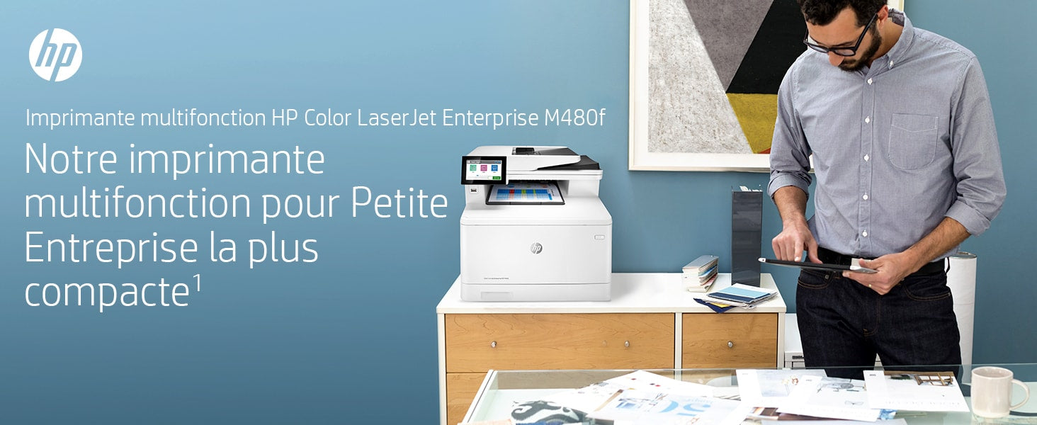 HP Color LaserJet Enterprise MFP M480f MFP colour laser A4 27ppm Copy 27ppm Print 300sheets USB LAN