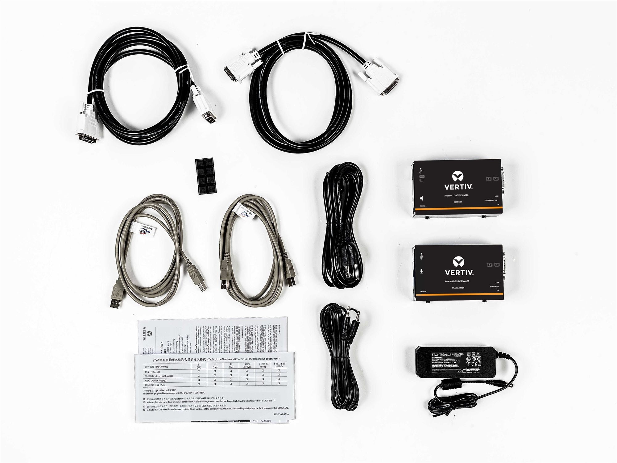 LongView dual DVI USB audio CATx 50M