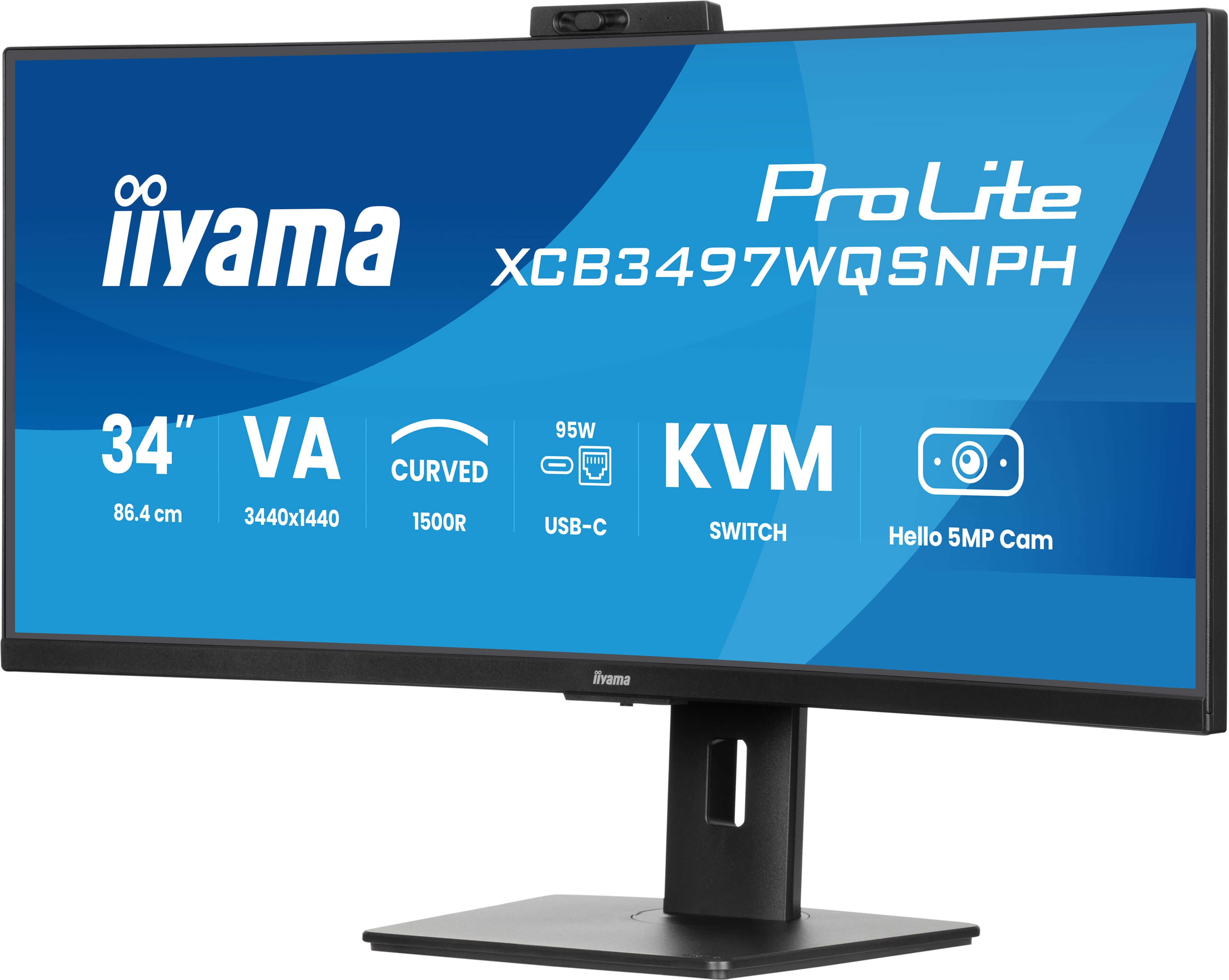 XCB3497WQSNPH-B1 34" UW Curved VA-3440x1