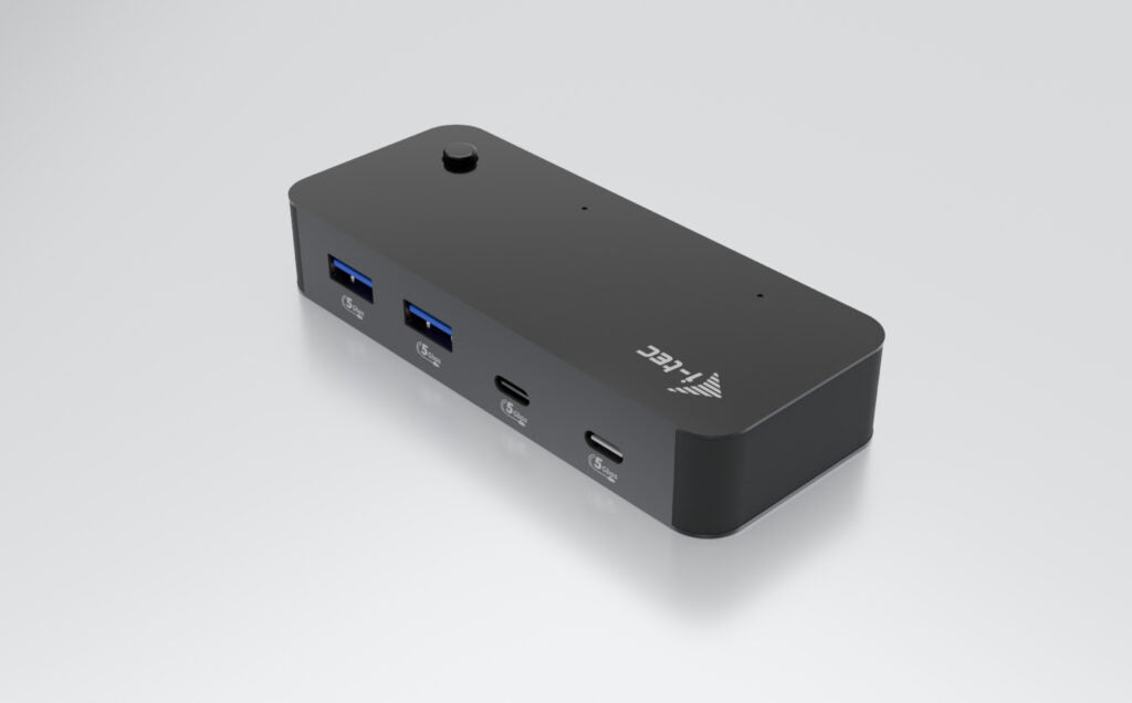 I-TEC Universal KVM HUB 2x USB-C 3.2 Gen.1 + 2x USB-A 3.2 Gen.1 1x USB-C power-in