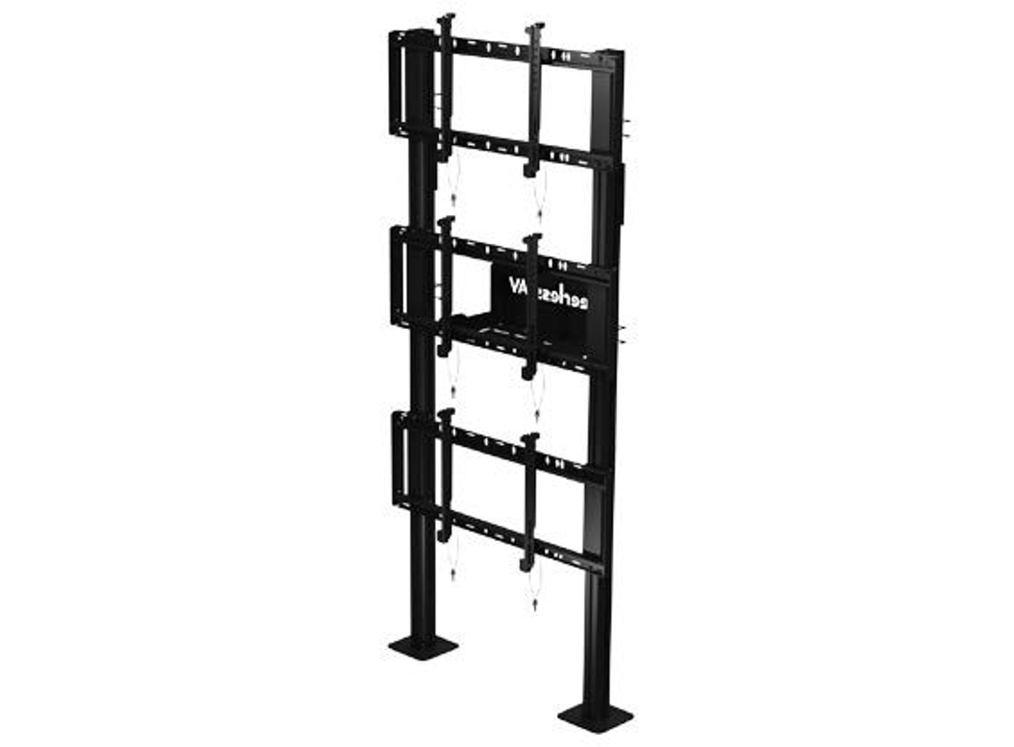 Peerless Modular Video Wall Pedestal Mount 1x3 VESA 200600x400